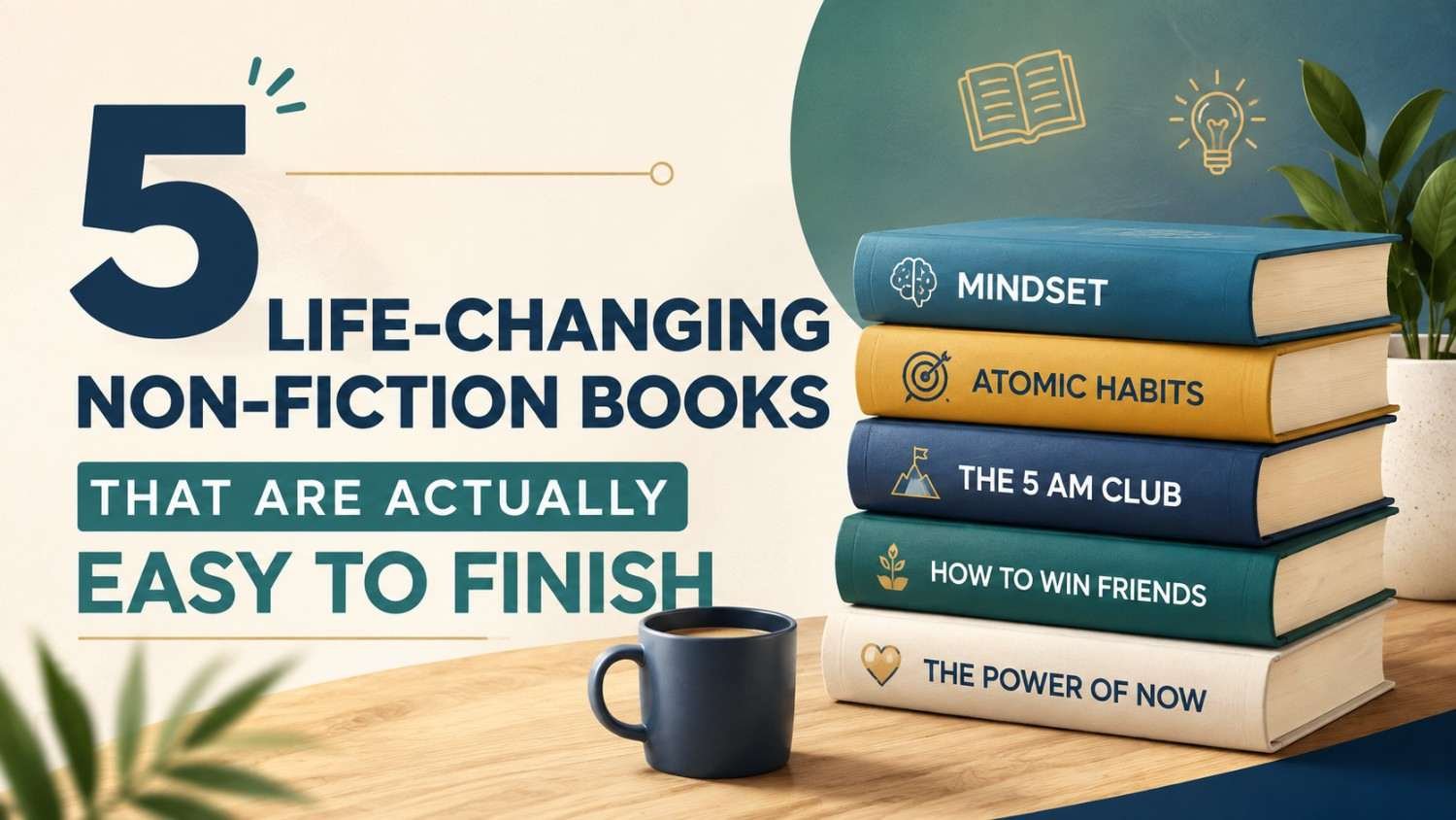 5 Life-Changing Non-Fiction Books That Are Actually Easy to Finish